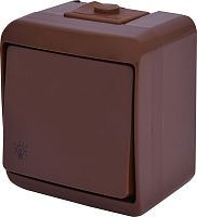 Кнопка свет (коричневый) (IP54) VHE-5-KR | код 004668044 | ETI