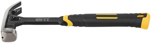 Молоток-гвоздодер Профи 450г цельнометал. FIT 44796 фото 3