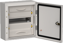 TITAN 5 Корпус мет. ЩРн-12 (1х12) 335х310х140 IP54 сер IEK | код TI5-50-N-012-54-7035 | IEK