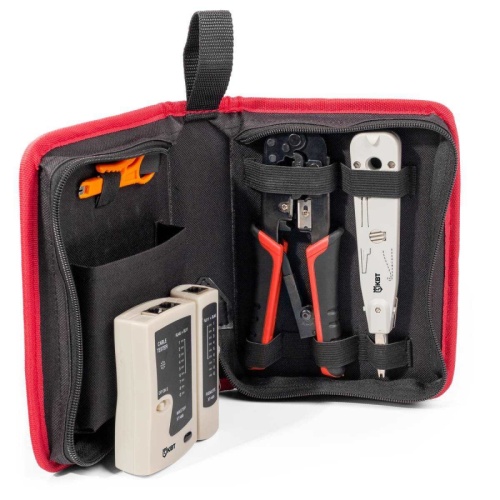 Набор для работ с сетевым кабелем LAN-4 (КВТ) | код 85935 | КВТ Набор для работ с сетевым кабелем LAN-4 (КВТ) | код 85935 | КВТ