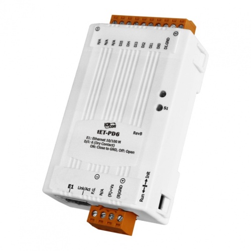 tET-PD6 CR Tiny Ethernet module with 6-ch DI (Dry Contact) (RoHS) | код 00-06097690 | ICP DAS tET-PD6 CR Tiny Ethernet module with 6-ch DI (Dry Contact) (RoHS) | код 00-06097690 | ICP DAS