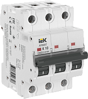 ARMAT Авт. выкл. M10N 3P K 10А IEK | код AR-M10N-3-K010 | IEK