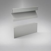 Панель боковая для поворотной рамы EUTR, центр положение, высота щита 2000мм, RAL7035, 2шт | код EUTA-0040C | ETA