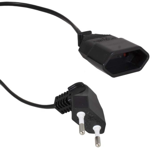 Удлинитель-шнур сетевой RUICHI Y001/ST2, с заземлением, розетка прямая-вилка угловая 90°, 2х0.5 мм?, 3 м, черный | код 115652 | Ruichi Удлинитель-шнур сетевой RUICHI Y001/ST2, с заземлением, розетка прямая-вилка угловая 90°, 2х0.5 мм?, 3 м, черный | код 115652 | Ruichi