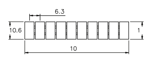 306801/51...60/V Маркировочная пластина, шт | код 306801/51...60/V | SUPU