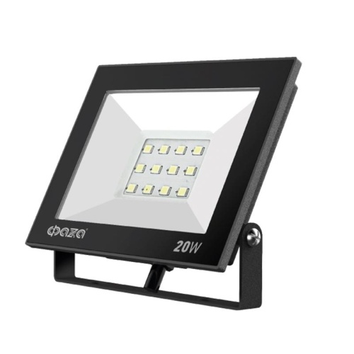 Прожектор светодиодный СДО-20 20Вт 6500К IP65 230В BL ДО прозр. закален. стекло | код 5047266 | ФАZА Прожектор светодиодный СДО-20 20Вт 6500К IP65 230В BL ДО прозр. закален. стекло | код 5047266 | ФАZА