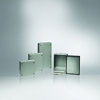 Коробка распределительная 200x300x80 (ВxШxГ) винтовое крепление крышки, сталь 1,2мм, RAL7035, IP66 | код SDV3208 | ETA