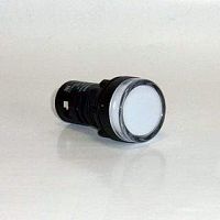 Лампа сигнальная компактная ф22 LED 230В белая IP44 | код LS3-22D/W220 | ELVERT