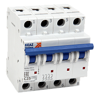 Автоматический выключатель, серии OptiDin BM63, BM63-4NC1-УХЛ3, новое исполнение (1 шт.) КЭАЗ | код 260968 | КЭАЗ