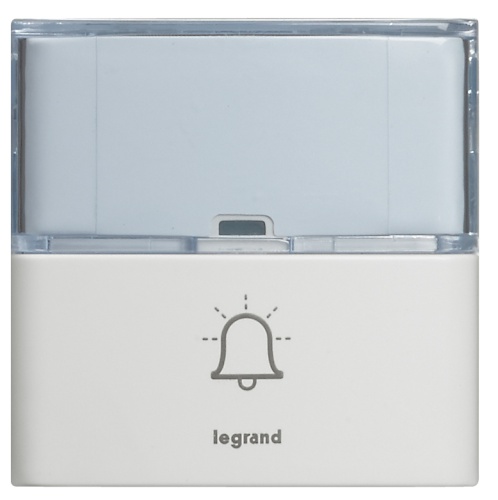 Дверная кнопка звонка "Премиум" - цвет белый | код 094279 | Legrand Дверная кнопка звонка "Премиум" - цвет белый | код 094279 | Legrand