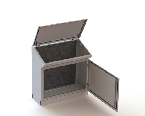 Пульт управления напольный TP10 IP55 (960х1000х400) | код mb-96-100-40 | EKF