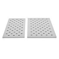 Полка приборная раздвижная 19 глубинной 600-900 мм. для шкафов серии EMS глубиной 800-1200 мм. | код EMS-RIS-600-900 | ELBOX