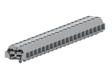 241256 Клемма TB проходная 2-2 с бок. подключ. с защелк. ножками, сер., 06 конт., шт | код 241256 | SUPU