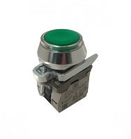Выключатель Briswik КЕ 171/3м -ЛС 220В зеленый 0но+2нз цилиндр с подсветкой IP66 УХЛ2 10А | код aT-EB-6Ai-7323 | Briswik