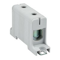 Проходная клемма с винтовым зажимом 95мм?, серый, plc-kvs-16-95-gray | код. plc-kvs-16-95-gray | EKF