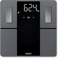 Весы напольные электронные Beurer BF 500 Super Black Edition макс.180кг черный | код 1967774 | BEURER