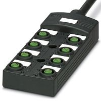 Коробка датчика и исполнительного элемента SACB-8/16-L-10,0PUR SCO P | код 1452738 | PHOENIX CONTACT