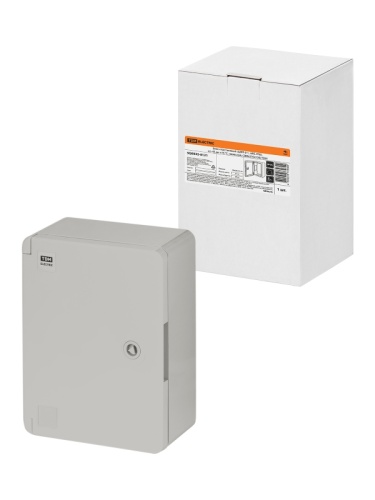 Бокс пластиковый ЩМП-0-1, ABS, IP65, от -45 до +75 °С, навесной, (280x210x130) TDM | код SQ0932-0121 | TDM