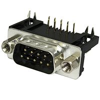 Разъём D-SUB RUICHI DRB-09MB, 9 контактов | код 61928 | Ruichi