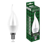 Лампа светодиодная 7Вт 230В E14 4000К на ветру C37T SBC3707 SAFFIT 55055