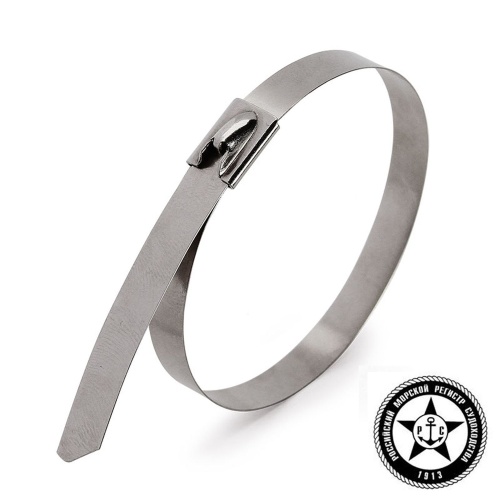 Стяжки кабельные стальные СКС (304) 4,6*125 FORTISFLEX | код 74908 | КВТ Стяжки кабельные стальные СКС (304) 4,6*125 FORTISFLEX | код 74908 | КВТ