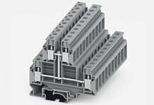 310922-PV Клемма серии UKD 4-контактная винтовая 2-уровневая с перемычкой, сеч. 10 mm?, син., шт | код 310922-PV | SUPU