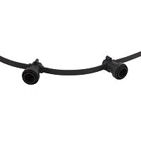 Гирлянда Белт-лайт, Е27, шаг 20 см, IP65, 2 жил., 2х1,5мм2, каучук, медь, бухта 1 ERABL-L100/S20 | код Б0049177 | ЭРА