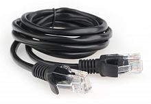 Патч-корд CCA light UTP Гарнизон кат.5e, 1.5м, литой, многожильный (чёрный) | код PC-UTP-5e-1.5-BK | Гарнизон