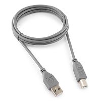 Кабель USB 2.0 Pro Cablexpert CCP-USB2-AMBM-6G, AM/BM, 1.8м, экран, серый | код CCP-USB2-AMBM-6G | Cablexpert