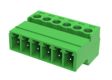 MC-PB3.81H05C Разъём штекерный MC, шаг 3.81мм,5 конт., фланц.,зел., шт | код MC-PB3.81H05C | SUPU