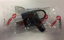 Вилка электрическая с заземл. 16А 220В черн. с кольцом