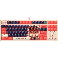 Клавиатура A4Tech Bloody AT87 Proxy Boom механическая бежевый/красный USB for gamer LED (AT87) | код 2027368 | A4TECH