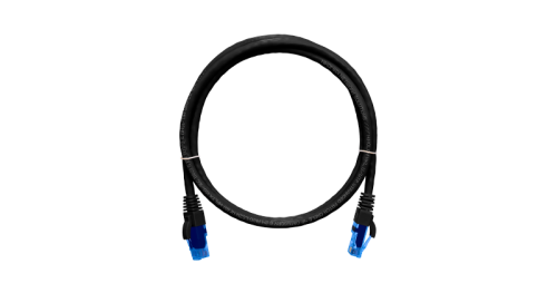 Коммутационный шнур NIKOMAX U/UTP 4 пары, Кат.6 (Класс E), 250МГц, 2хRJ45/8P8C, T568B, заливной, с защитой защелки, многожильный, BC (чистая медь), 24AWG (7х0,205мм), LSZH нг(А)-HFLTx, черный, 1,5м | код NMC-PC4UE55B-015-C-BK | NIKOMAX Сери