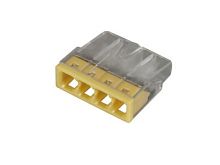 Строительно-монтажная клемма СКМ EU2.5-414 4 отверстия (0.75-2.5мм2) HLT | код 081-20-032 | HLT