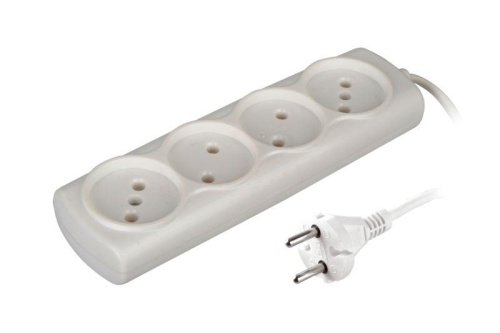 Удлинитель 4х5 6А 1300Вт ШВВП2х0.75 модель Р16-009 Si Volsten 13915