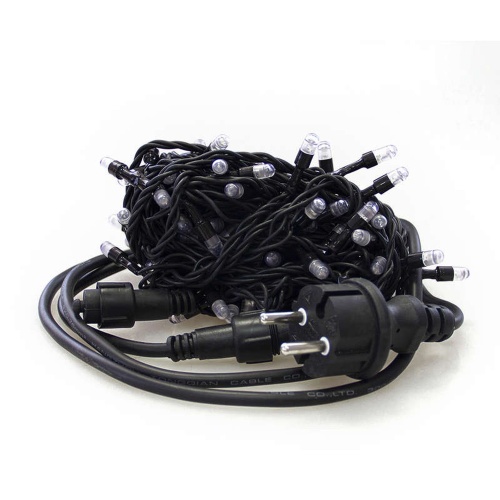 Гирлянда RB-LD100-W-E 100 бел. светодиодов сетевой провод 150см до 10-ти соединений IP44 10м | код 4690601021779 | SHLights Гирлянда RB-LD100-W-E 100 бел. светодиодов сетевой провод 150см до 10-ти соединений IP44 10м | код 4690601021779 | SHLights