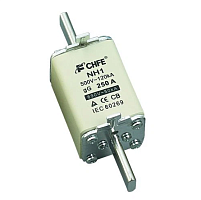 Вставка плавкая NH1, 63A, 500VAC, 120kA, тип gG | код NH1-63GG | CHFE