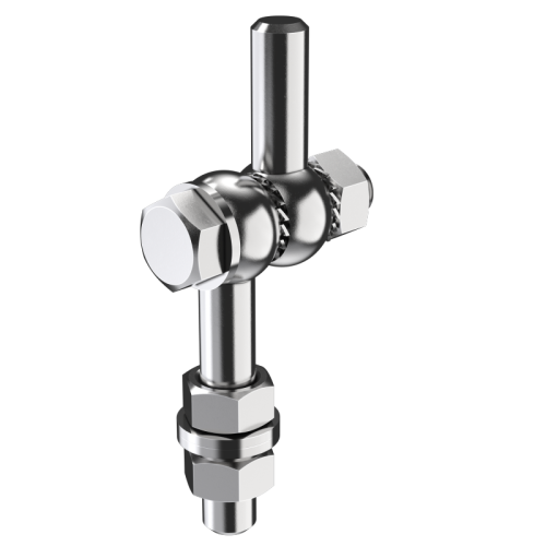 Кронштейн выравнивания для молниеприемника L=1-4м IEK | код ZML10D-MB-06-04 | IEK