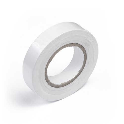 Изолента ПВХ белая 0,13x15 мм 20 м (10 шт/уп) Промрукав | код PR08.26320 | ПРОМРУКАВ