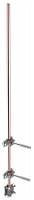Молниеприемник с держателями L=1м медь IEK | код ZLC27-50-010 | IEK