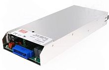 Источник питания AC-DC, 960Вт, вход 90...264В AC 47...63Гц/127...370В DC, выход 24В/40А рег, выхода 23,2...24,8В, изоляция 3000В AC, в кожухе 295х127х41мм, -20...+60С, шина I2C | код RCP-1000-24-C | MeanWell