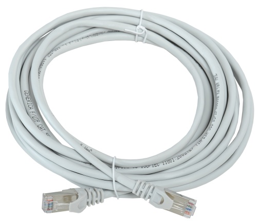 Шнур коммутационный (патч-корд) кат.5E FTP 10м серый GENERICA | код PC01-C5EF-10M-G | IEK Шнур коммутационный (патч-корд) кат.5E FTP 10м серый GENERICA | код PC01-C5EF-10M-G | IEK