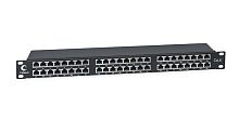 Cabeus PLHD-48-Cat.6-SH-Dual IDC-1U Патч-панель высокой плотности 19, 1U, 48 портов RJ-45, категория 6, полностью экранированная, Dual IDC | код 8891c | Cabeus