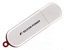 Флеш Диск Silicon Power 64GB LuxMini 320 SP064GBUF2320V1W USB2.0 белый | код 762844 | Silicon Power