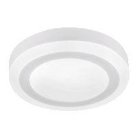 Панель светодиодная накладная круглая NRLP-BL 16Вт 230В 4000К 960Лм 195мм с подсветкой белая IP20 IN HOME | код 4690612033075 | IN HOME