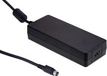 Адаптер настольный, AC-DC, медицинский, 160Вт, ККМ, вход 80...264B AC 47...63 Гц, 113...370B DC, выход 48B/3.34A, изоляция 4000В AC, 167x67x35мм, -30...+70С, сетевой разъём IEC320-C8, выходной разъем KYCON KPPX-4P | код GSM160B48-R7B | Mean