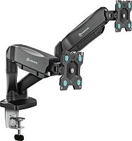 Кронштейн для мониторов Onkron G160 черный 13-32 макс.16кг настольный поворот и наклон верт.перемещ. | код 1481514 | ONKRON