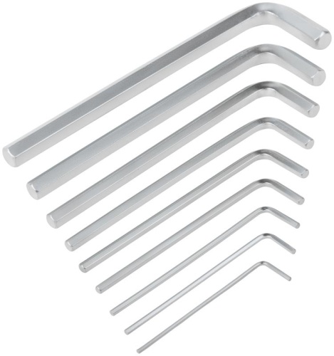 Ключ шестигранный 2-12мм длинный в пластик. держателе CrV сталь (уп.9шт) FIT 64190 фото 5 Ключ шестигранный 2-12мм длинный в пластик. держателе CrV сталь (уп.9шт) FIT 64190 фото 5