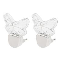 Комплект (2шт./уп.) Ночник светодиодный МАХАОН БЕЛЫЙ (питание от сети AC 230 В/50 Гц) | код 75-0316-1 | REXANT