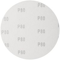 Круги шлифовальные сплошные (липучка), алюминий-оксидные, 150 мм, 5 шт Р 80 | код 39804 | FIT